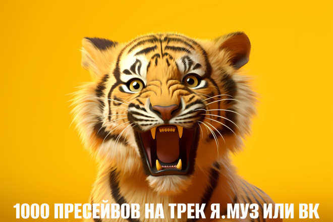 1000 пресейвов на трек Я. Музыка или Вконтакте