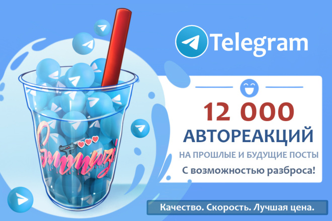 12 000 реакций в Телеграм на прошлые и будущие посты