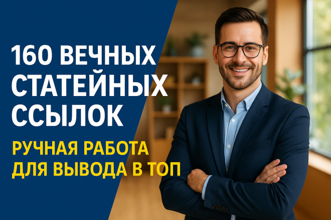 160 вечных статейных ссылок с сайтов. Работа для вывода в ТОП