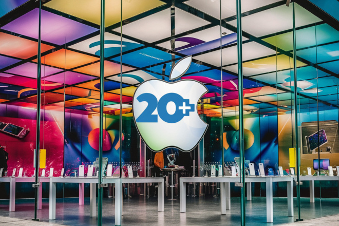 20 установок APPLE STORE