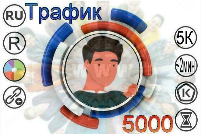 5000 Посещений как напрямую из поиска так и с объявлений и других мест