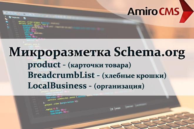 Amiro CMS. Микроразметка Schema.org в системе Амиро