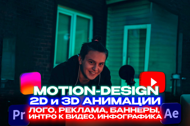 Анимация логотипа в 2D и 3D
