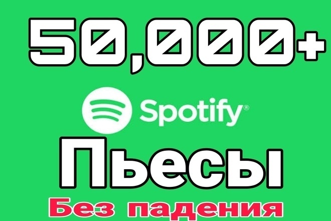 Быстрая 50000 проигрышей Spotify Пожизненная гарантия