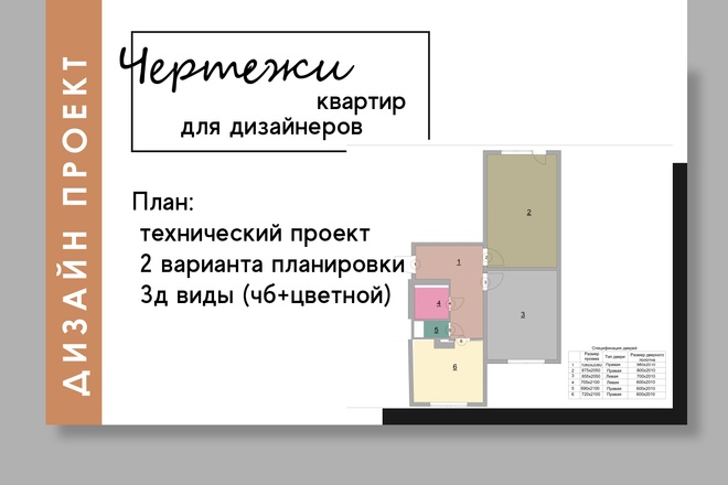 Чертежи для дизайнеров интерьеров