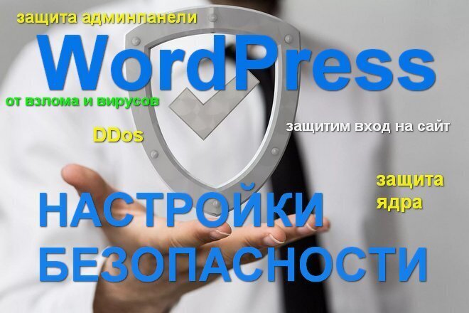 Доработка сайта - обеспечение безопасности ядра, админки, DDoS атаки