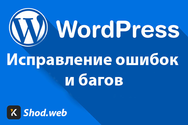 Исправление ошибки на сайте WordPress - быстро и качественно
