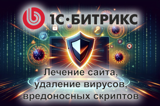 Лечение сайта на 1C Bitrix, удаление вирусов после взлома Битрикс