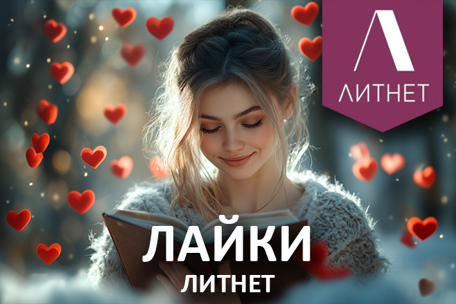 Litnet - 200 лайков и 200 библиотек Литнет + БОНУС
