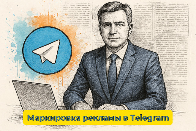 Маркировка интернет рекламы для Telegram