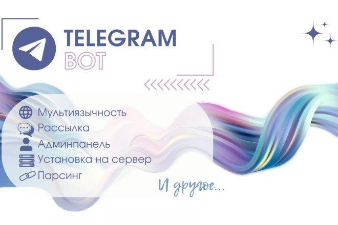 Написание, деплой и доработка Telegram бота