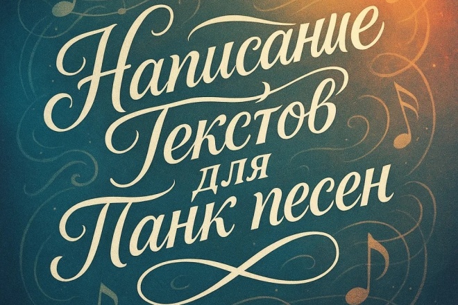 Напишу текст для панк песни