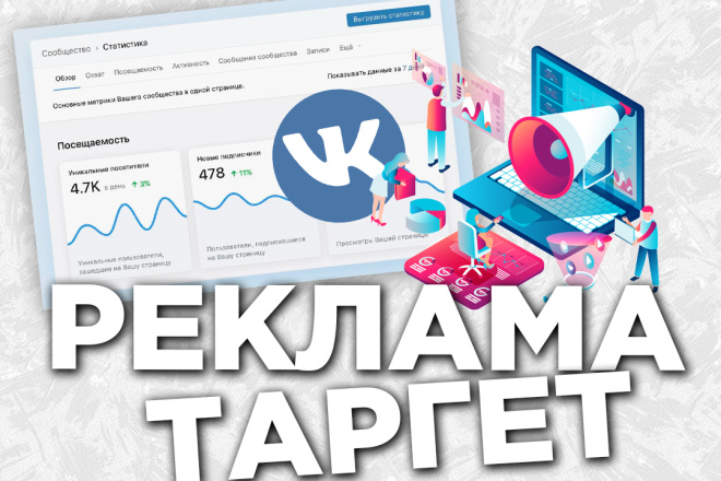 Настрою таргет во ВКонтакте старый кабинет и ADS