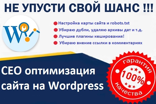 Оптимизирую ваш сайт на Wordpress