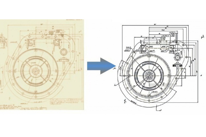 Оцифровка чертежей в AutoCAD, PDF