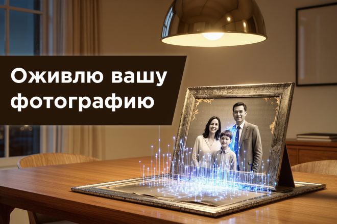 Оживление фото. Видео из фотографии с помощью ИИ