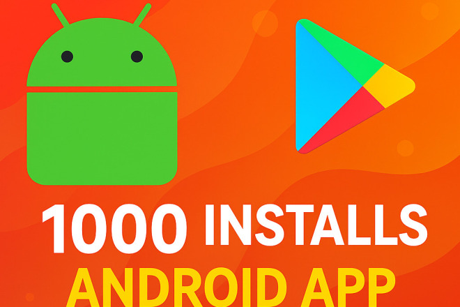 Продвижение в Google Play 1000 целевых установок приложений Android