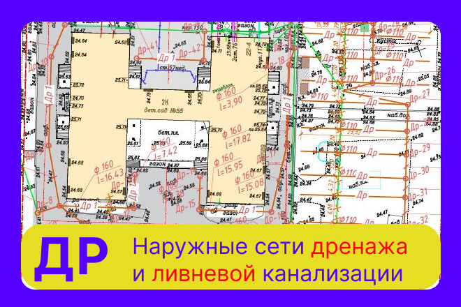 Проект ливневой и дренажной канализации