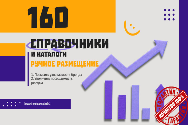 Ручное размещение в 160 справочниках и бизнес каталогах России