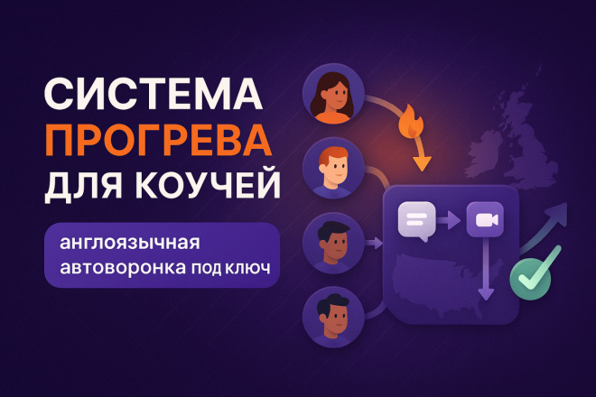 Система прогрева для коучей: англоязычная автоворонка под ключ