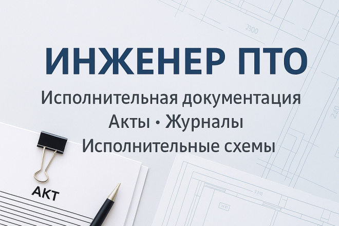 Составление исполнительной документации