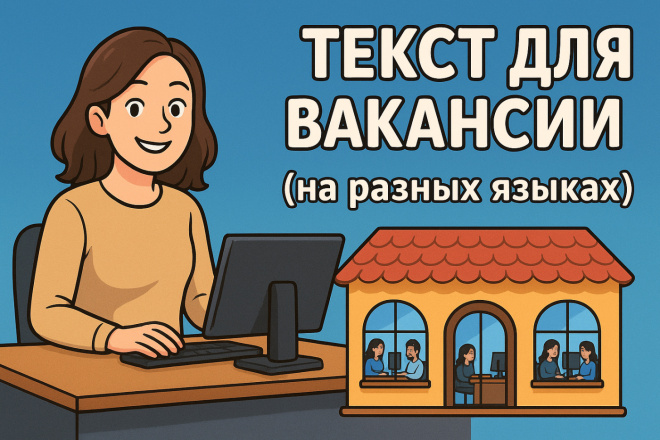 Составление текста для вакансии