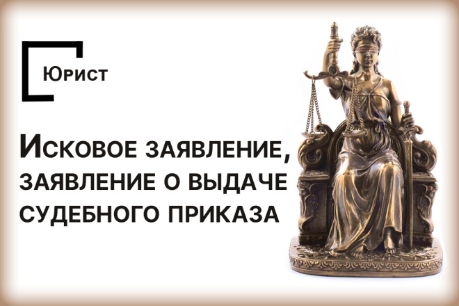 Составлю исковое заявление, заявление о выдаче судебного приказа