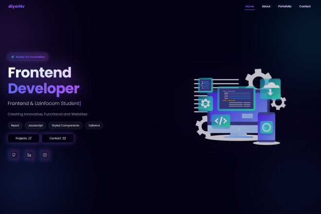 Создам современный и адаптивный сайт-портфолио под ключ