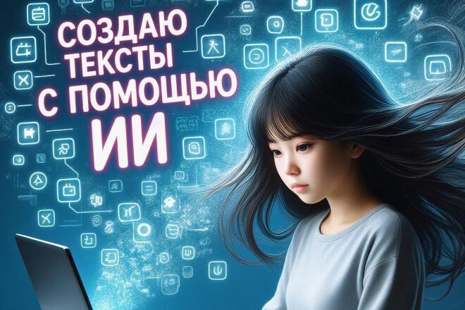 Создаю текста с помощью ИИ