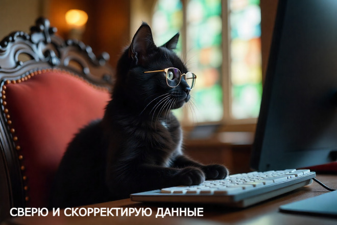 Сверю и скорректирую данные