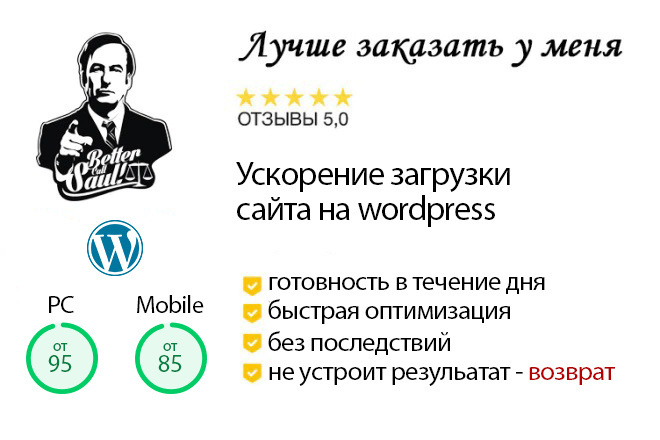 Ускорение сайта на Wordpress, оптимизация загрузки Elementor