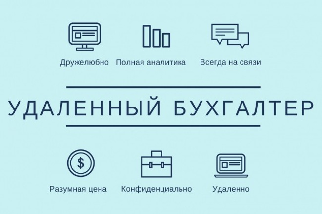 Услуги удаленного бухгалтера в Контур, 1С