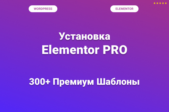 Установка Elementor Pro версия