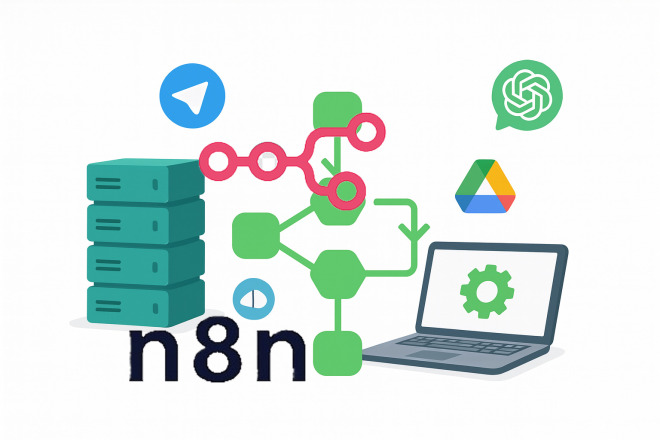 Установлю и настрою n8n на вашем VPS + 1-2 готовых сценария