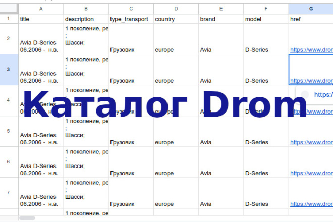 Весь каталог автомобилей Drom Дром