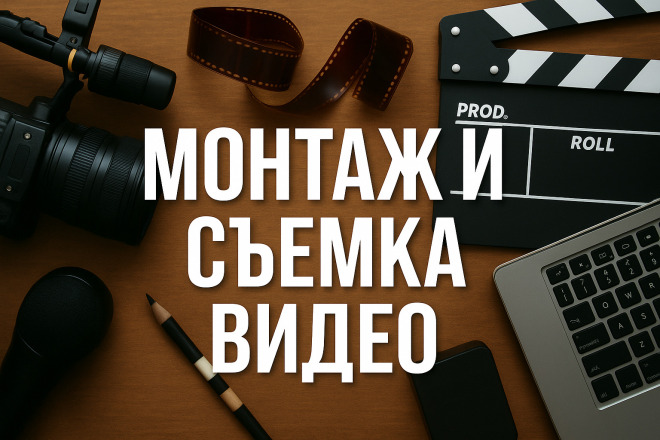 Видеосъемка И монтаж ЛЮБОЙ сложности