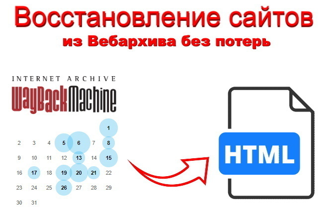 Восстановление сайта из Вебархива - Web. archive.org без потерь
