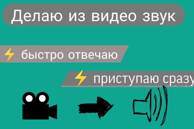 Выделяю звук из видео