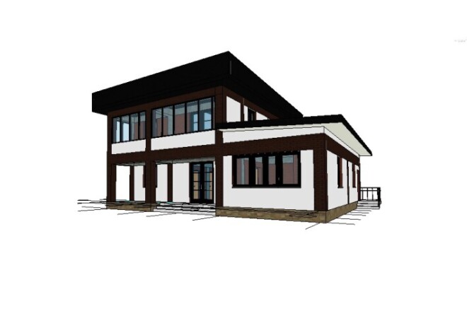 Выполню чертеж в программе Autocad и Revit