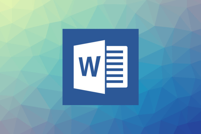 Word создание, редактирование, форматирование документов