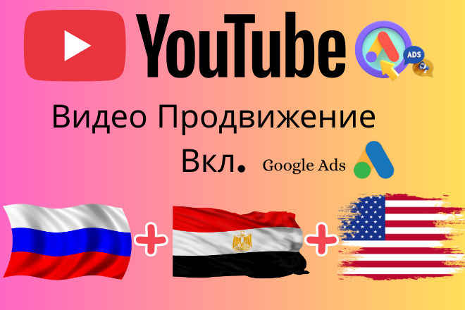 Я привлечу целевой трафик на ваше видео на YouTube с помощью Google Ad